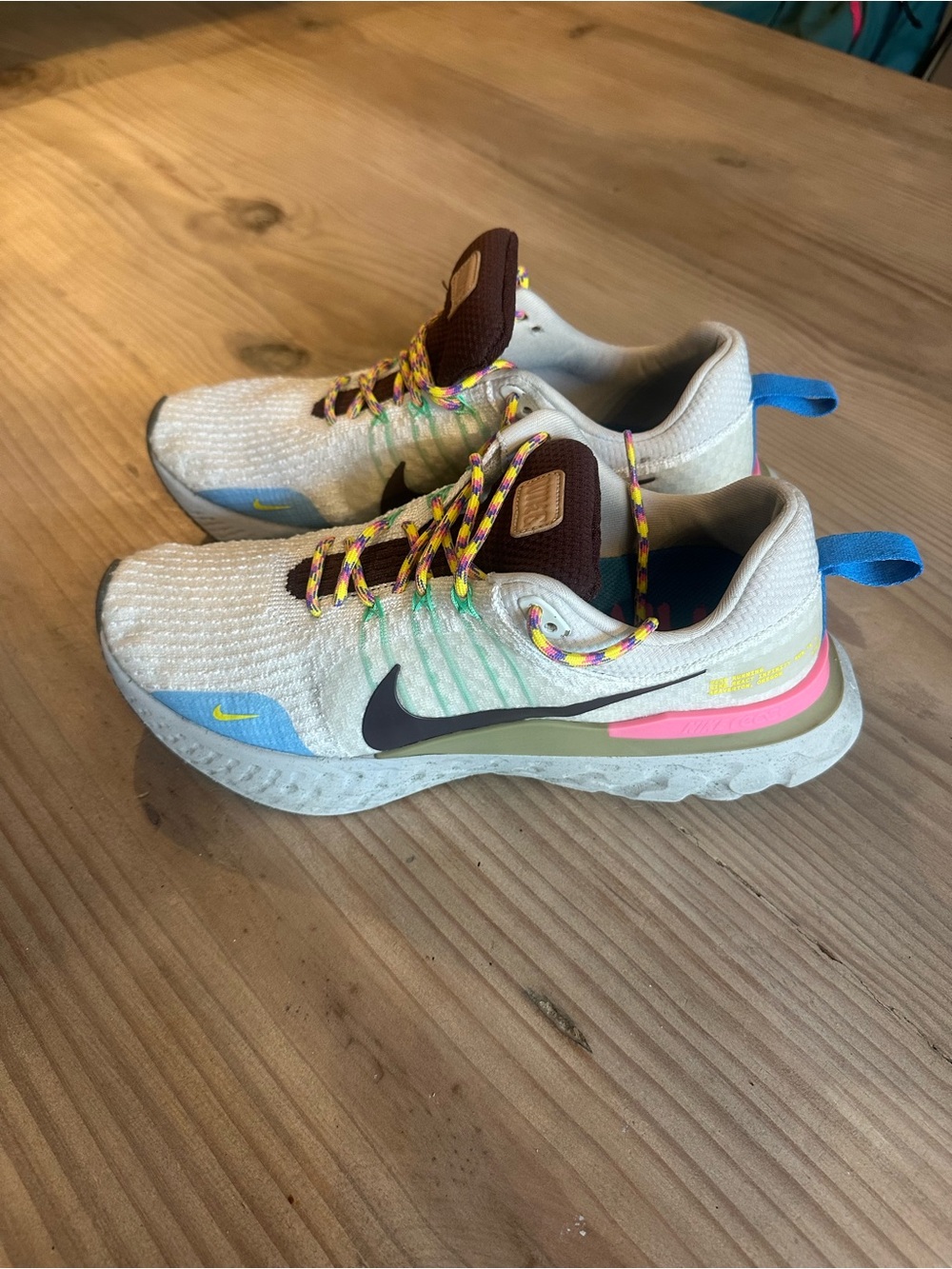 Nike React Sneakers – White with Colorful Accents - Picture 2 of 6